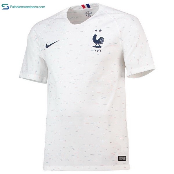 Camiseta Francia 2ª 2018 Blanco